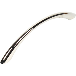 Metro 3-3/4 Inch Center to Center Polished Nickel Cabinet Pull