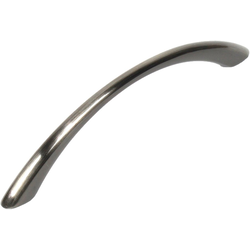 Metro 3-3/4 Inch Center to Center Brushed Black Nickel Cabinet Pull
