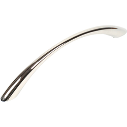 Metro 5-1/16 Inch Center to Center Polished Nickel Cabinet Pull
