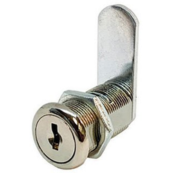 15/16 Inch Length Disc Tumbler Cam Lock For 5/8 Inch Material, Keyed Alike #C415A, Nickel