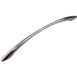 Metro 8-13/16 Inch Center to Center Brushed Black Nickel Cabinet Pull