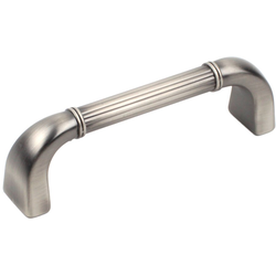 Athena 3-3/4 Inch Center to Center Antique Pewter Cabinet Pull