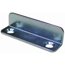 1/2 Inch x 1-3/4 Inch Inside Countersink Angle Strike, Dull Chrome