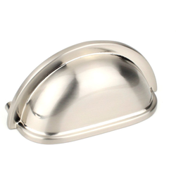 21% OFF Milan 3 Inch Center to Center Satin Nickel Cabinet Cup Pull