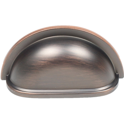 21% OFF Milan 3 Inch Center to Center Antique Bronze/Copper Cabinet Cup Pull