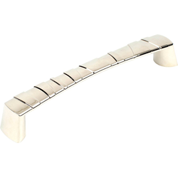 Mackinac 6-5/16 Inch Center to Center Polished Nickel Cabinet Pull