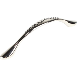 Hamilton 5-1/16 Inch Center to Center Polished Nickel Cabinet Pull
