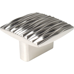 Dolce 1-1/4 Inch Center to Center Satin Nickel Cabinet Pull