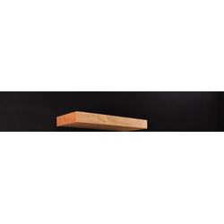 Floating Wood Shelf with Concealed Wall Mount Bracket, 36 Inch Width x, 12 Inch Depth x 2-1/2 Inch Height, Cherry