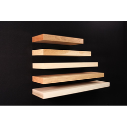 Floating Wood Shelf with Concealed Wall Mount Bracket, 36 Inch Width x, 12 Inch Depth x 2-1/2 Inch Height, Paint Grade