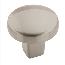 Forgings 1-1/8 Inch Diameter Satin Nickel Cabinet Knob