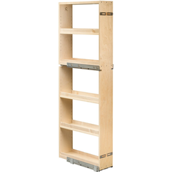20% OFF Cascade Series Soft Close Pantry Cabinet Organizer with 3 Adjustable Shelves, Minimum Cabinet Opening: 7-1/2 Inch Width x 21-3/4 Inch Depth x 59-1/4 Inch Height, Baltic Birch