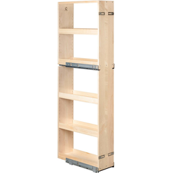Signature Series Soft Close Pantry Cabinet Organizer with 3 Adjustable Shelves, Minimum Cabinet Opening: 9 Inch Width x 21-3/4 Inch Depth x 59-1/4 Inch Height, Maple