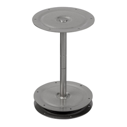 Signature Full Round Lazy Susan Wall Hardware for 2 Shelves, Dependent Rotation