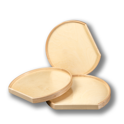23% OFF 3 Shelf D-Shape Lazy Susan Shelf Only, 19 Inch Diameter, No Hardware Prep, Prefinished Maple and Birch