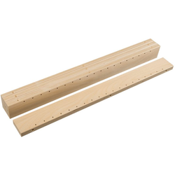  X-Series Pullout Spacer/Pilaster and Hardware Bulk Pack for 10 Roll-Outs, 1-1/4 Inch Width x 20-7/8 Inch Length, 1/8 Inch Bracket Thickness, Drawer/Slides Sold Separately, Clear Coat Baltic Birch 