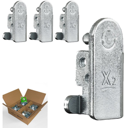 X-Series Brackets Only 80 Brackets with Screws for 20 Rollout Shelves, American Made