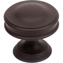 Belvedere 1-3/8 Inch Diameter Oil Rubbed Bronze Cabinet Knob