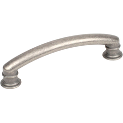 Belvedere 4 Inch Center to Center Regent Silver Cabinet Pull