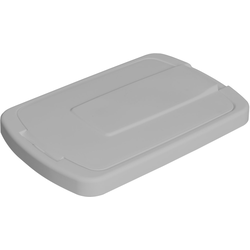 Hinged Waste Container Lid Only for 34 Quart Bins, Gray
