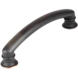 Belvedere 4 Inch Center to Center Regent Bronze Cabinet Pull