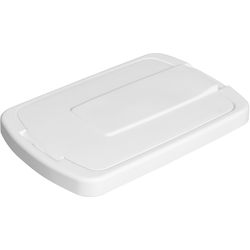 23% OFF Hinged Waste Container Lid Only for 34 Quart Bins, White
