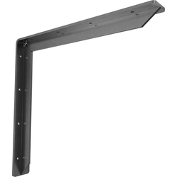 Bench Support Bracket, 16 Inch Depth x 2 Inch Width, Raw Steel