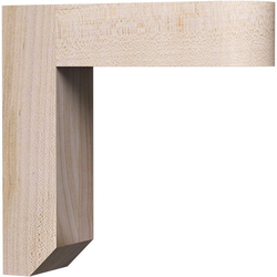 Es Vedra Magnetic Click Corbel, 10 Inch Height x 10 Inch Depth x 3 Inch Width, Maple