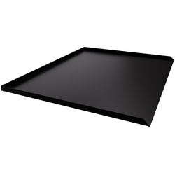 28 Inch Length x 36 Inch Width Refrigerator Leak Pan, Flat Black