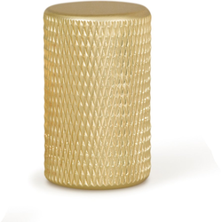 Echo 11/16 Inch Diameter Cabinet Knob, Satin Brass