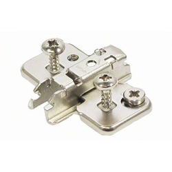 3 mm Plate Height Expando Cam Adjustable Dowel Wing Mounting Plate for CLIP Top Hinges