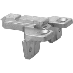 0 mm Plate Height Screw-on Face Frame Mounting Plate for CLIP Top Hinges