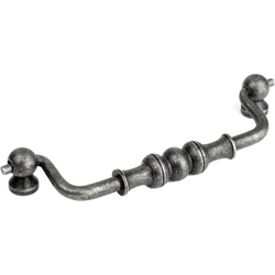 Savannah 5-1/16 Inch Center to Center Wrought Iron Cabinet Bail Pull
