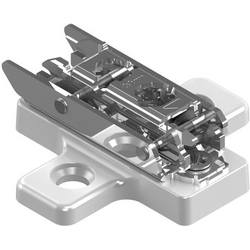  Blum 9mm Height Clip Cam Adjustable 2-piece Frameless Wing Mounting Plate for Wood Screw Mounting 