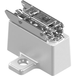  Blum 29mm Height Clip Cam Adjustable 2-piece Frameless Wing Mounting Plate for Wood Screw Mounting 