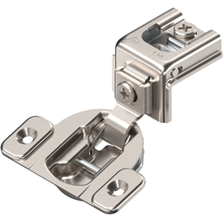 Blum Compact Self Closing 1-1/4" Overlay Screw-On Hinge,for Face Frame Construction, 107 Degree Opening Angle 