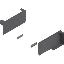 Aventos HK Series Cover Set, Dark Gray