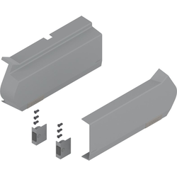 Aventos HF Series Cover Set for Servodrive Applications with Switches, Light Gray