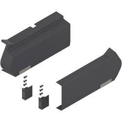Aventos HF Series Cover Set for Servodrive Applications with Switches, Dark Gray