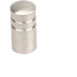 Stainless 5/8 Inch Diameter Brushed Stainless Steel Cabinet Knob