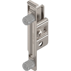 METABOX M/K/H Height Doweled Right Hand Front Fixing Bracket, Nickel