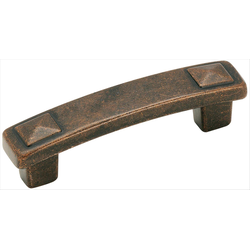 Forgings 3 Inch Center to Center Rustic Bronze Cabinet Pull