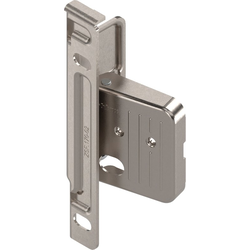 METABOX M/K/H Height Screw-on Right Hand Clip-On Front Fixing Bracket, Nickel