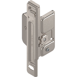 METABOX M/K/H Height Screw-on Left Hand Clip-On Front Fixing Bracket, Nickel