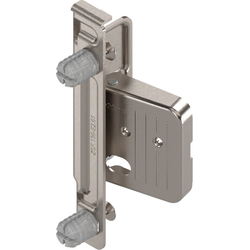 METABOX M/K/H Height Expando Right Hand Clip-On Front Fixing Bracket, Nickel