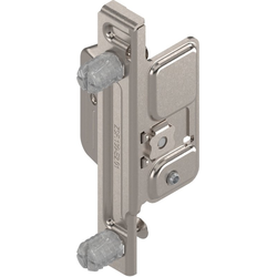 METABOX M/K/H Height Expando Left Hand Clip-On Front Fixing Bracket, Nickel