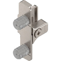 METABOX N Height Doweled Right Hand Front Fixing Bracket, Nickel