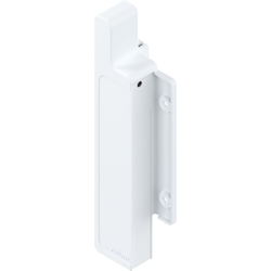 METABOX H Height Screw-on Left Hand Front Fixing Bracket, White Plastic