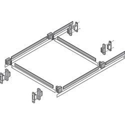 Metafile Set for 22 Inch Drawers, White