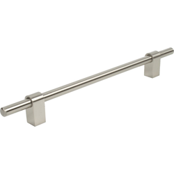 21% OFF Flute Pull 7-9/16 inch Center to Center Satin Nickel